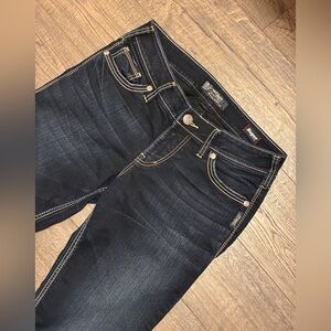 Silver Flare Jeans Suku Super Stretch Size 30